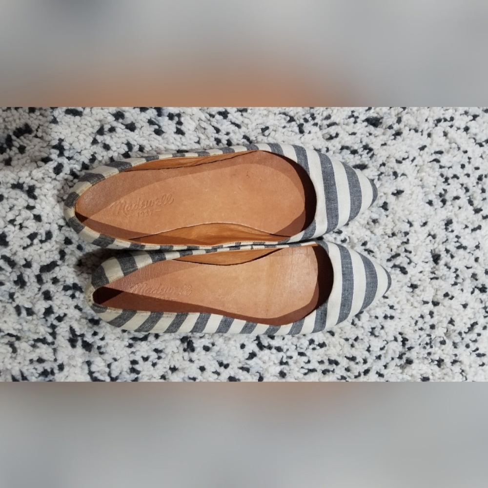 Madewell striped flats